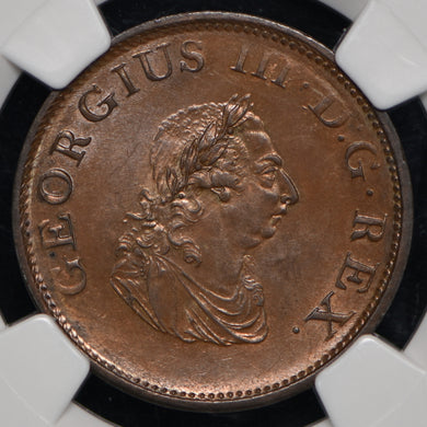 1805 Ireland Halfpenny, Currency Issue