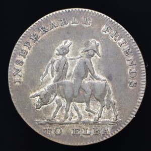 British Satirical Medal, 1814, BHM. 796