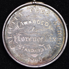 Load image into Gallery viewer, India, Calcutta Free School Engraved Silver Medal