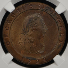 Load image into Gallery viewer, 1798 Isle of Man Halfpenny